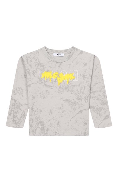 Хлопковый лонгслив MSGM KIDS, арт. F6MSJBTH243