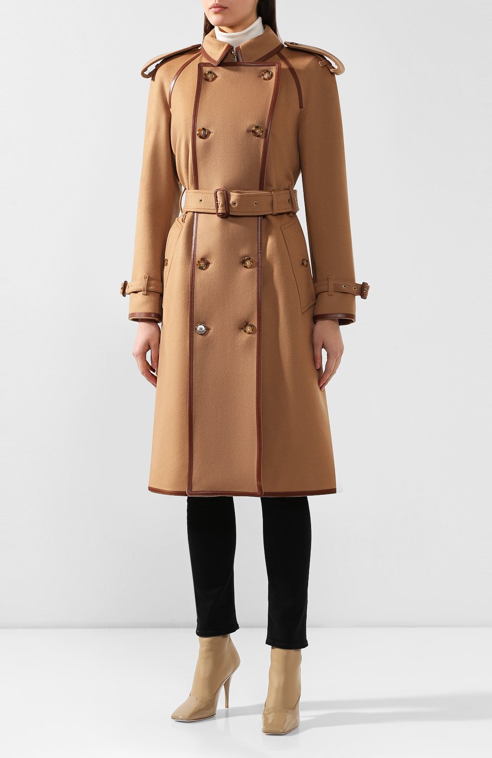 Двубортное пальто BURBERRY, арт. 4562588, фото 3