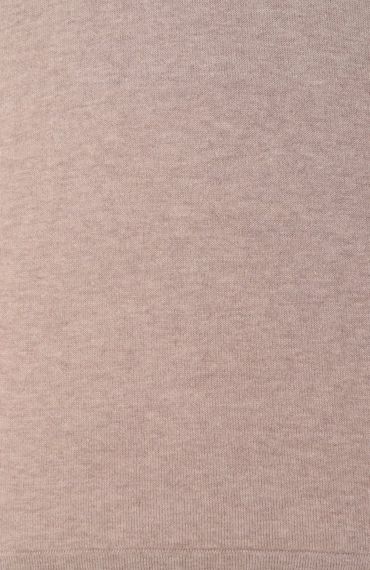 М�ужская хлопковая футболка HEVO бежевого цвета, арт. SPINAZZ0LA KN/H690 | Фото 6 (Материал внешний: Хлопок; Материал сплава: Проставлено; Рукава: Короткие; Длина (для топов): Стандартные; Драгоценные камни: Проставлено; Принт: Без принта; Стили: Кэжуэл; Мужское Кросс-КТ: Футболка-одежда; Кросс-КТ: Джерси)