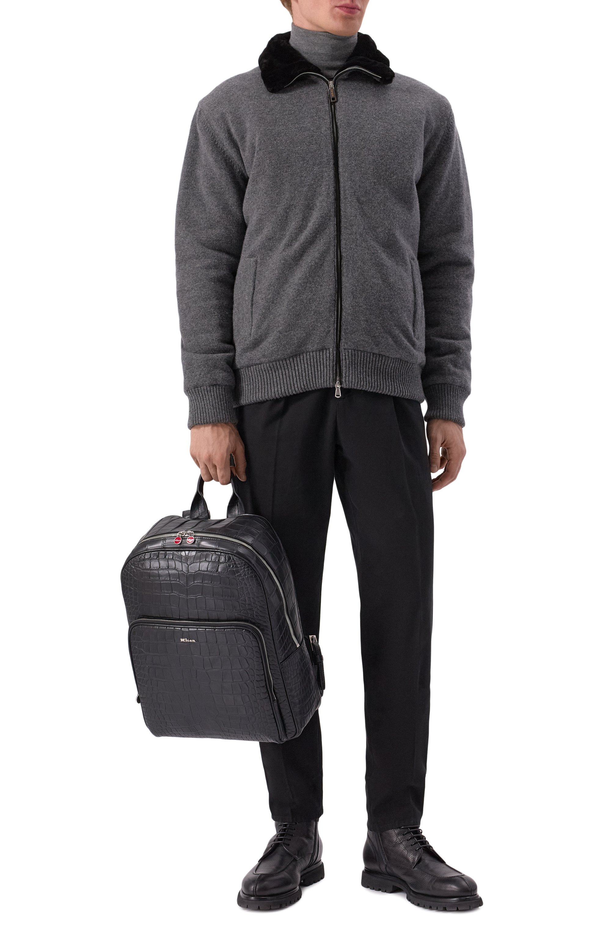 Кашемировый бомбер с подкладкой из бобра KANGRA, арт. 9150/09 02, фото 2