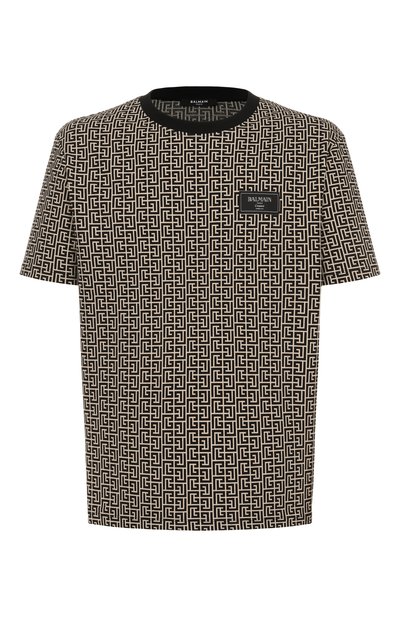 Мужская хлопковая футболка BALMAIN, арт. FH1EG000/BC90