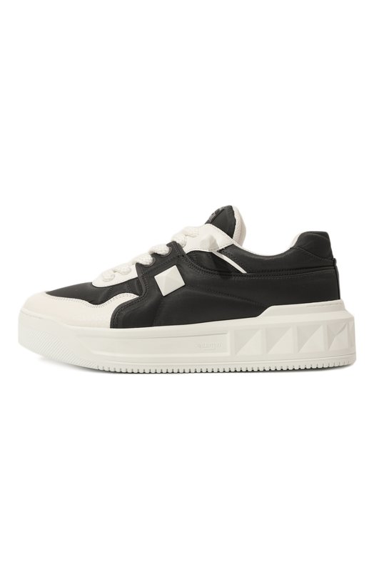 Текстильные кеды One Stud XL Valentino 5Y0S0G37/CPB Серый  5Y0S0G37/CPB Фото 4