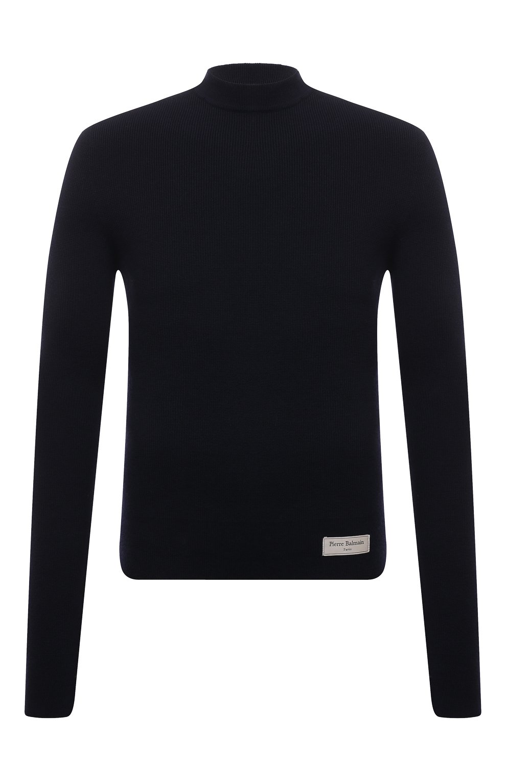 Шерстяной свитер BALMAIN синего цвета по цене 103500 руб., арт. BH1KD105KE93, фото 1 Шерстяной свитер BALMAIN, арт. BH1KD105KE93, фото 1