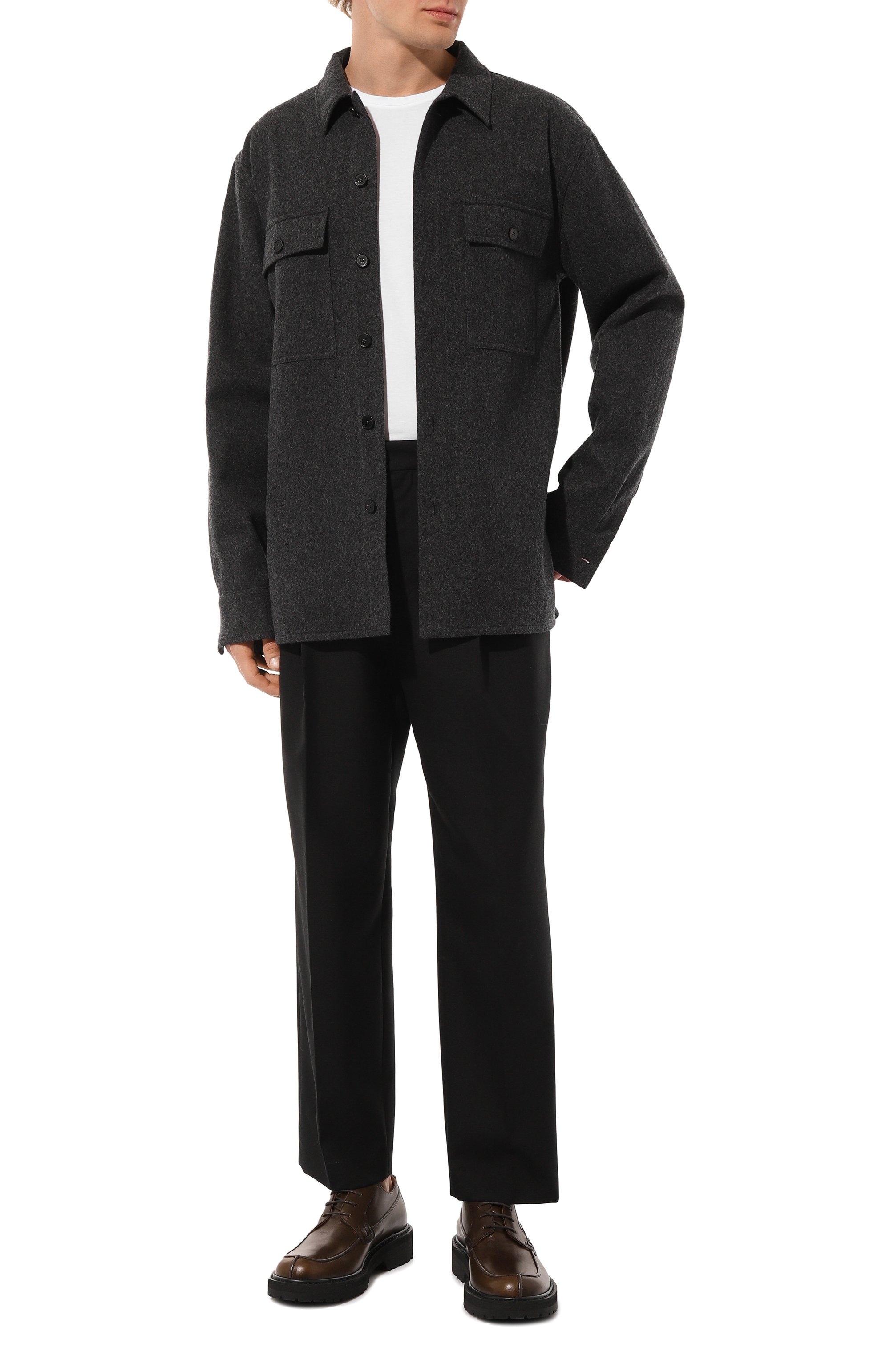 Шерстяная куртка-рубашка JIL SANDER, арт. J47DL0131/J40182, фото 2