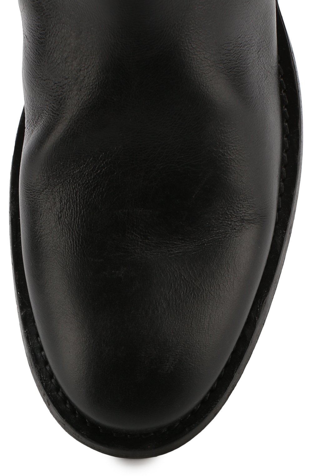 Кожаные сапоги на молнии с внутренней меховой отделкой SAINT LAURENT, арт. 534702/0RT00, фото 5