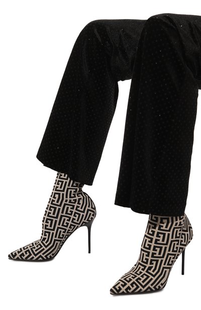 Текстильные ботильоны skye BALMAIN, арт. CN1TA680/TMGK, фото 3