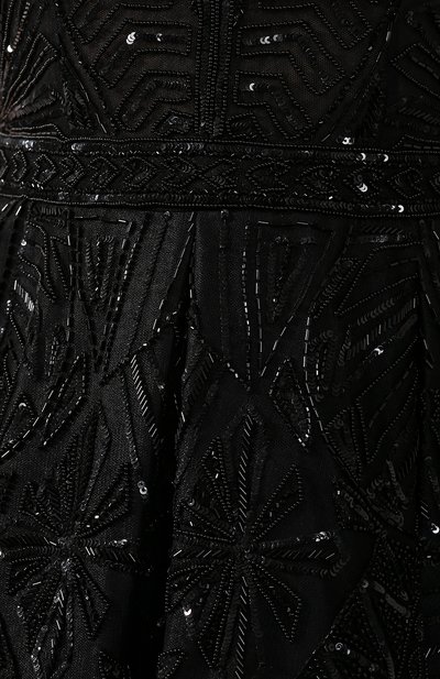 Мини-платье ZUHAIR MURAD черного цвета по цене 758000 руб., арт. DRS19010/EMTT001, фото 5 Мини-платье ZUHAIR MURAD, арт. DRS19010/EMTT001, фото 5