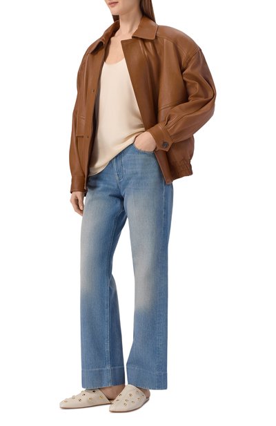 Кожаные сабо rita CHLOÉ, арт. CH26S16SUR, фото 3