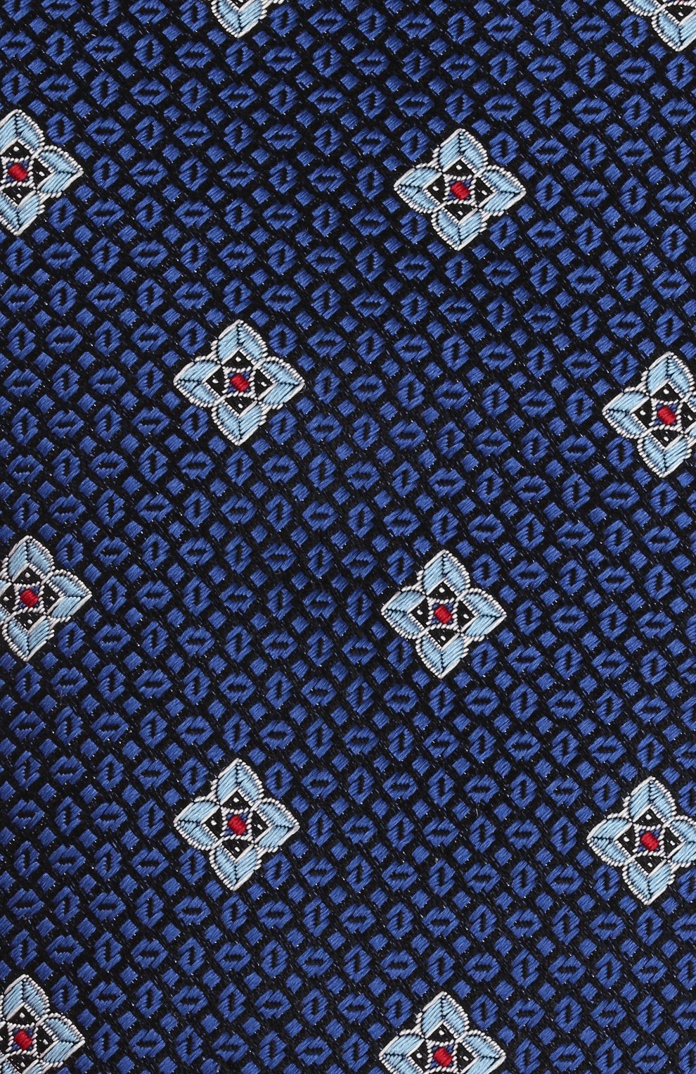 Шелковый галстук CANALI темно-синего цвета по цене 11500 руб., арт. 18/HJ03253, фото 4 Шелковый галстук CANALI, арт. 18/HJ03253, фото 4