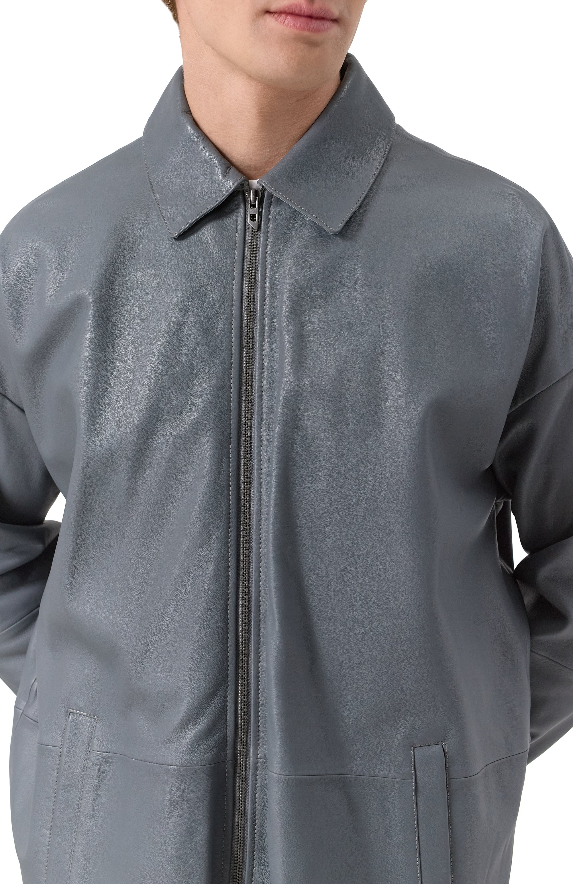 Кожаная рубашка DIESEL, арт. A17704/0SLBK, фото 5