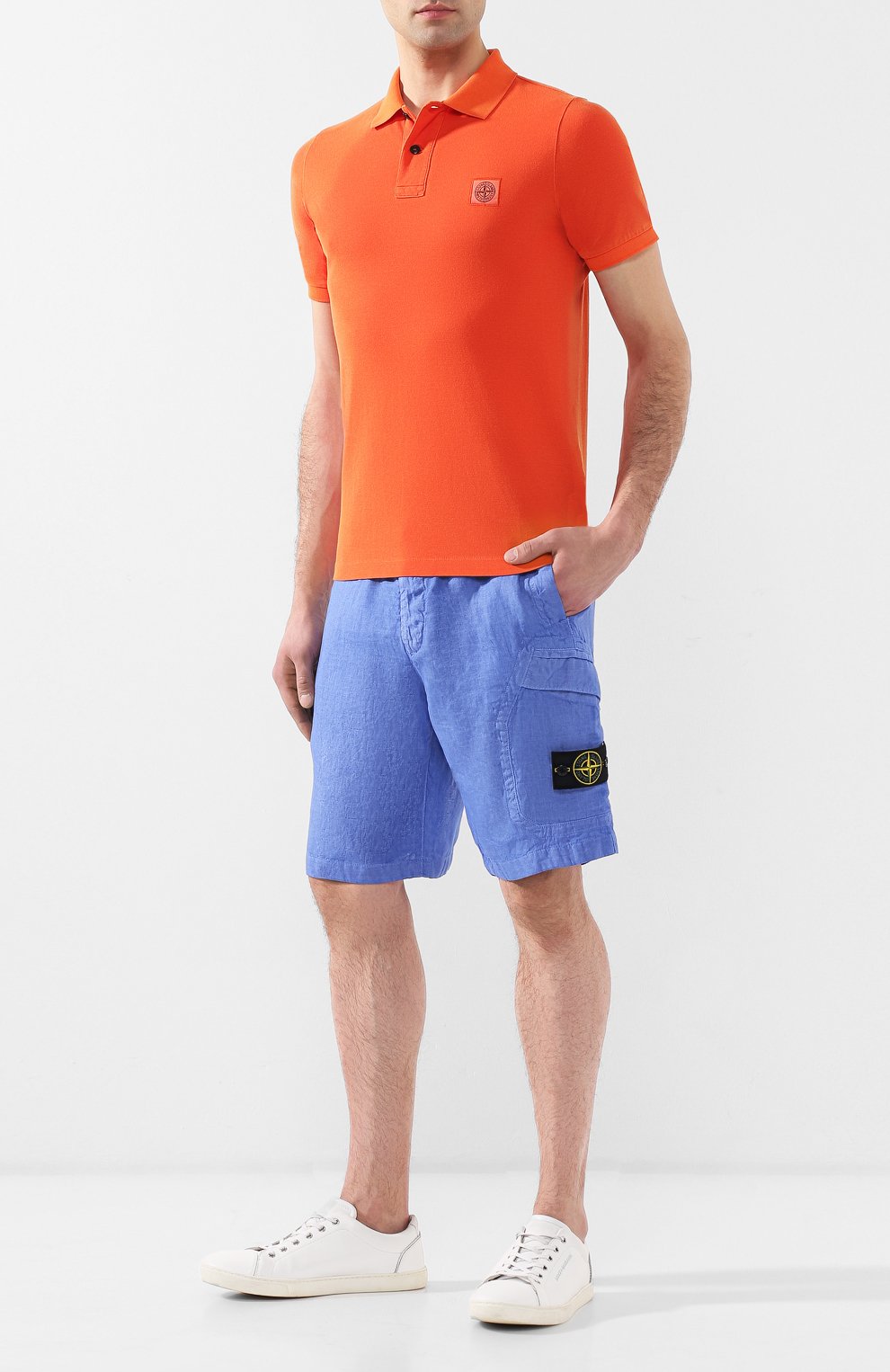 Льняные шорты STONE ISLAND, арт. 7015L0601, фото 2