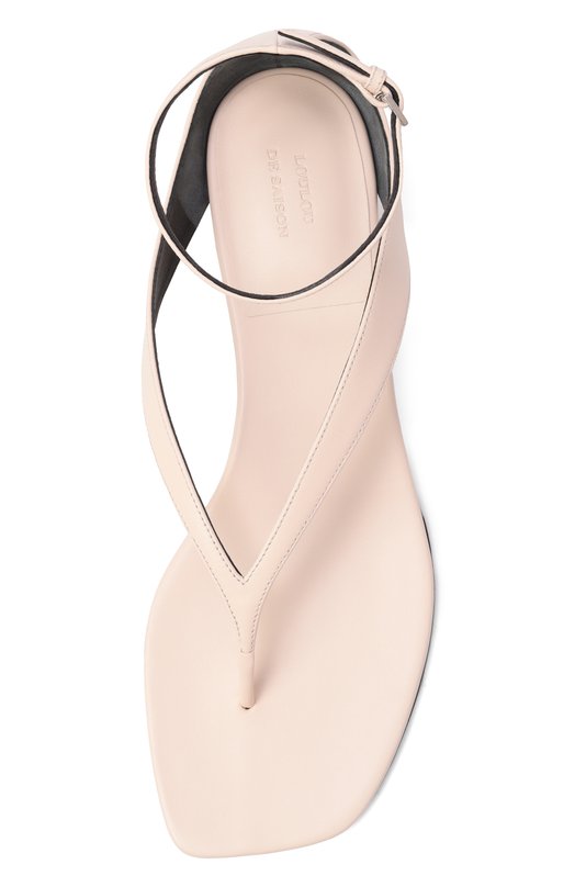 Кожаные сандалии Niham Loulou de Saison ZI0 Кремовый  ZI0 Фото 6