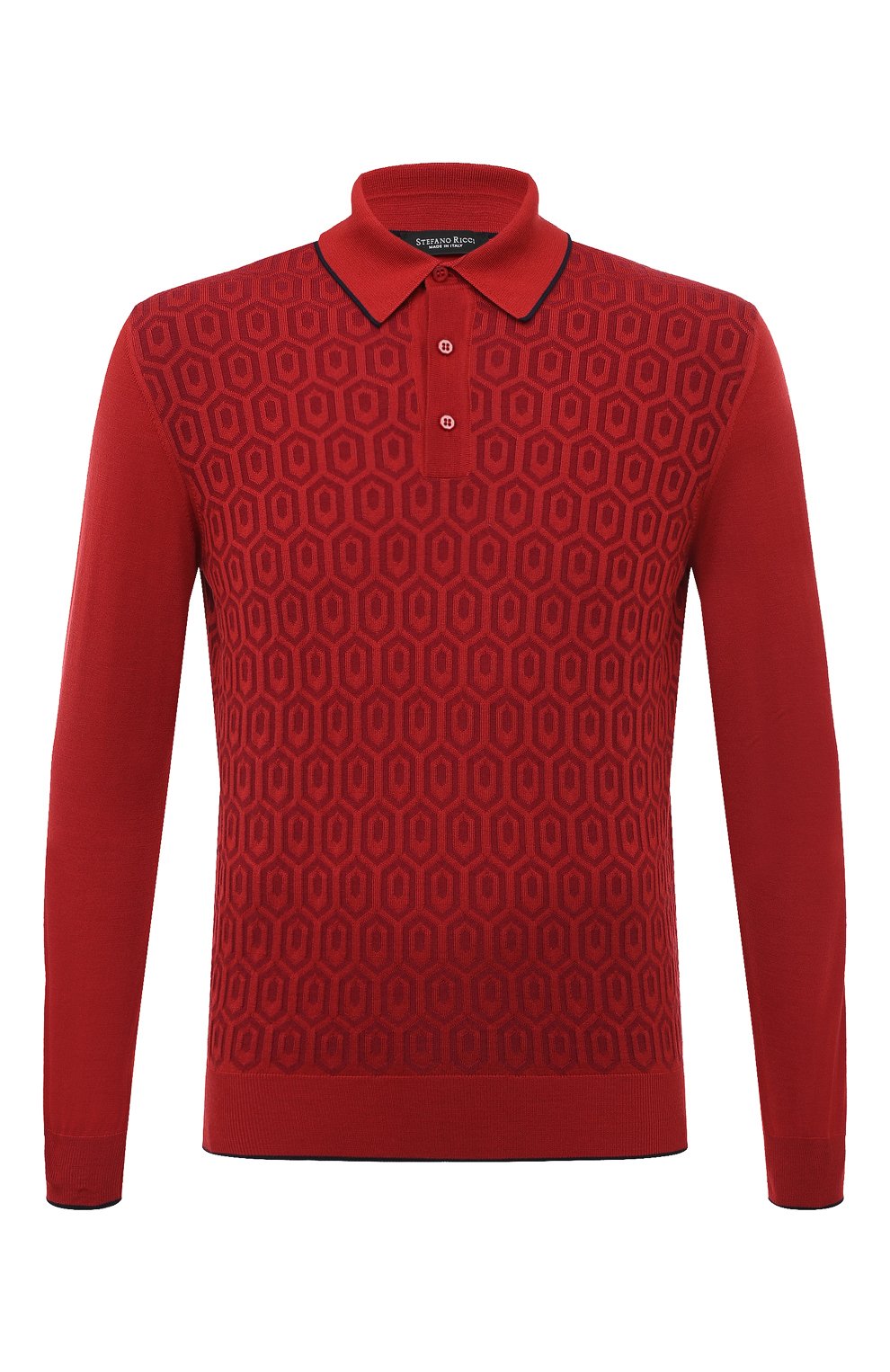 Поло из шерсти и шелка STEFANO RICCI, арт. KE06004AP1/E23405/ALG, фото 1