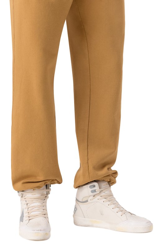 Кожаные кеды Sky-Star Golden Goose Deluxe Brand GMF00835.F006602 Белый  GMF00835.F006602 Фото 3
