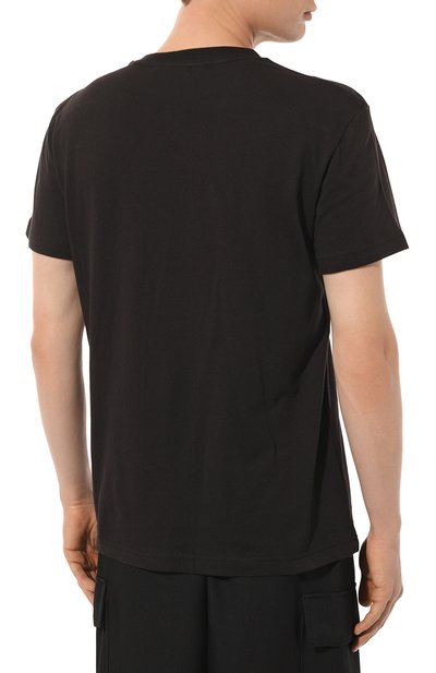 Хлопковая футболка VERSACE JEANS COUTURE, арт. 75GAHT06/CJ00T, фото 4