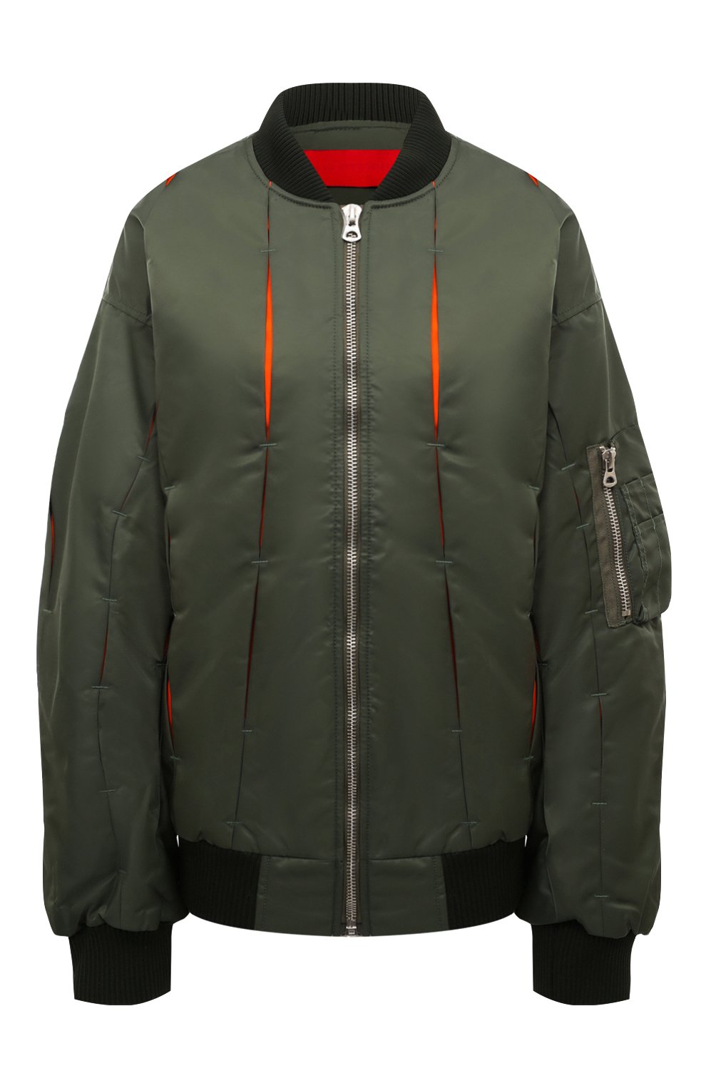 Бомбер RED SEPTEMBER хаки цвета по цене 60000 руб., арт. 324.01.55.01.1, фото 1 Бомбер RED SEPTEMBER, арт. 324.01.55.01.1, фото 1