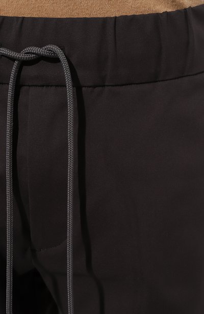 Хлопковые брюки KAZUYUKI KUMAGAI темно-серого цвета по цене 48650 руб., арт. AP22-009, фото 5 Хлопковые брюки KAZUYUKI KUMAGAI, арт. AP22-009, фото 5