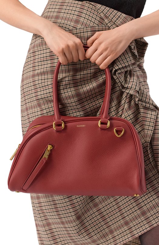 Сумка Shield Twin small Burberry 8102174 Красный  8102174 Фото 2