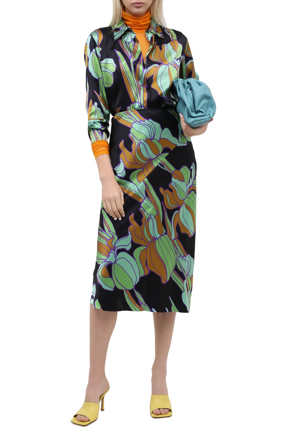 Шелковая юбка DRIES VAN NOTEN, арт. 202-10894-1135, фото 2