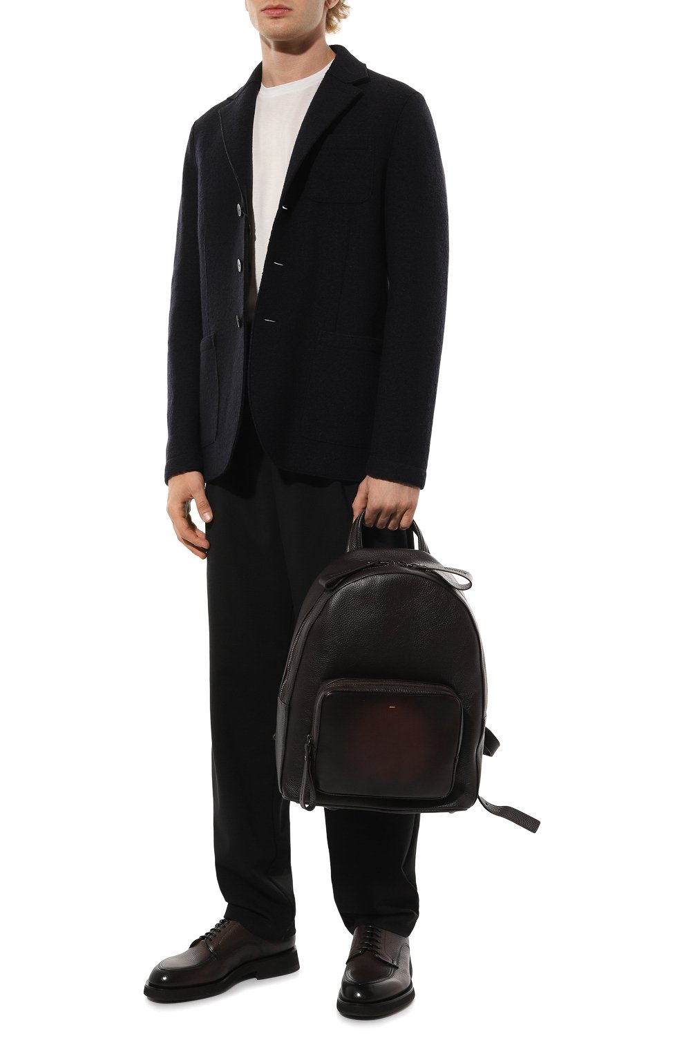 Кожаный рюкзак DOUCAL'S, арт. DZ0005--02PF6430, фото 7