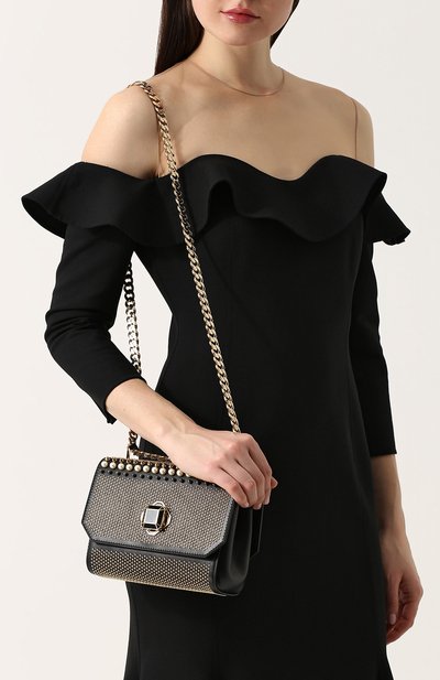 Сумка из кожи с металлической отделкой ELIE SAAB, арт. 93319, фото 5