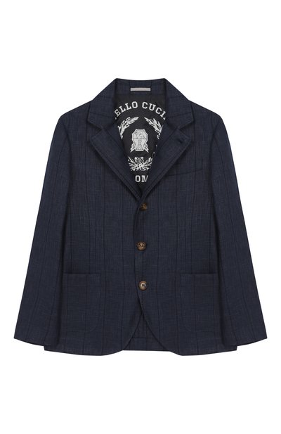 Пиджак из шерсти и льна BRUNELLO CUCINELLI, арт. BR484K729B