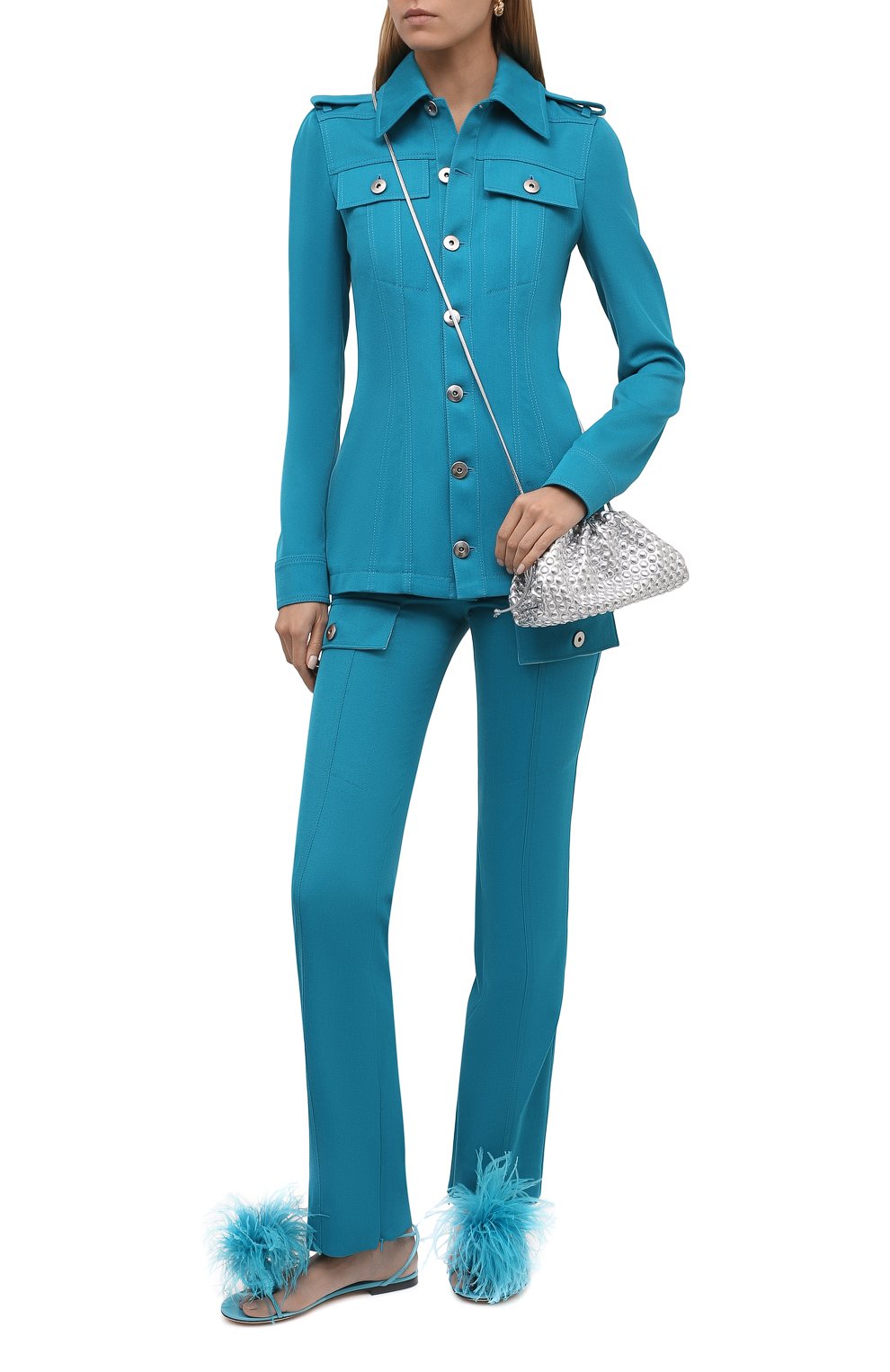 Клатч pouch mini BOTTEGA VENETA, арт. 666790/V12K1, фото 3