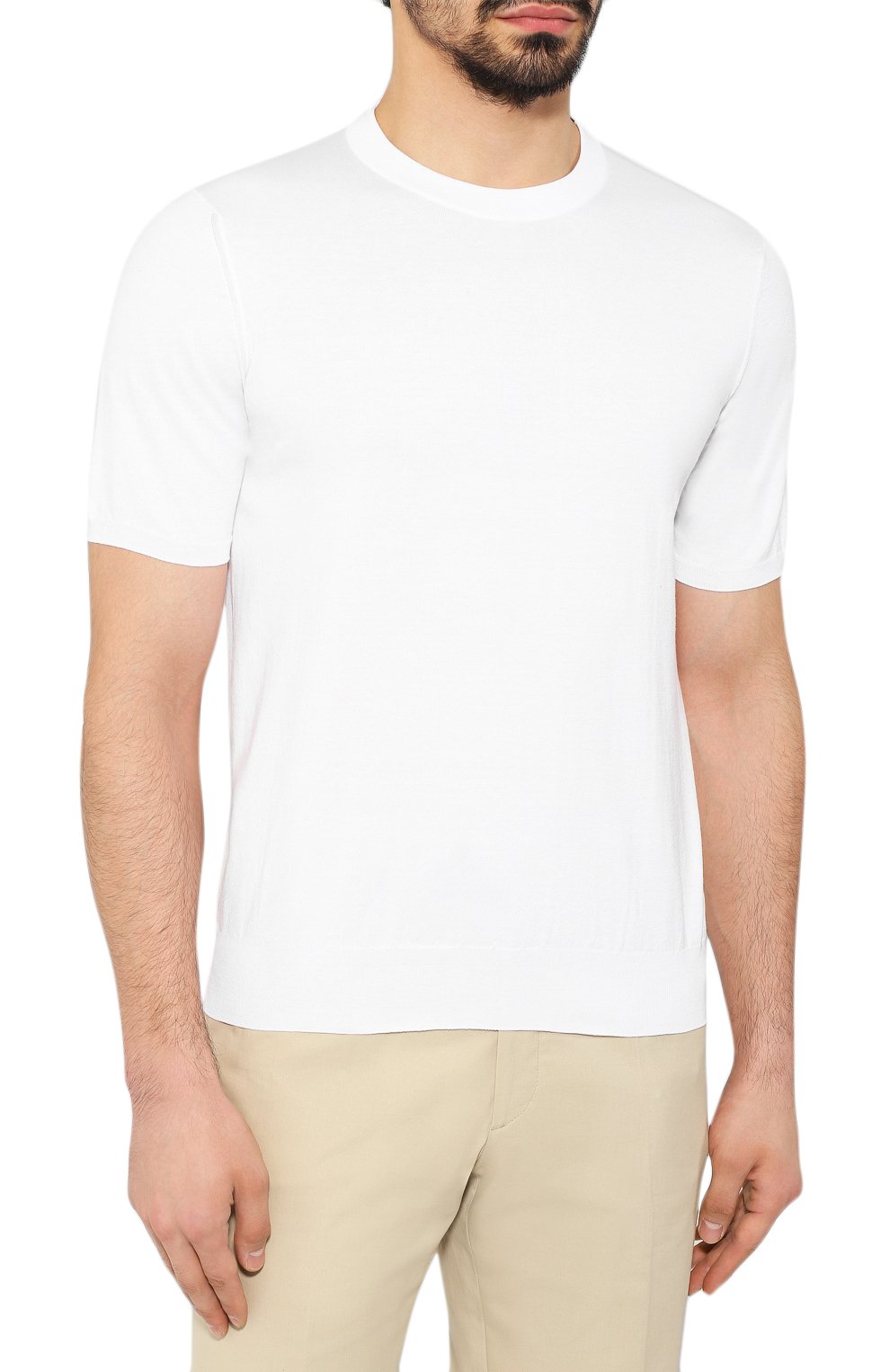 Хлопковый джемпер FIORONI белого цвета по цене 41300 руб., арт. MK20260A2, фото 3 Хлопковый джемпер FIORONI, арт. MK20260A2, фото 3