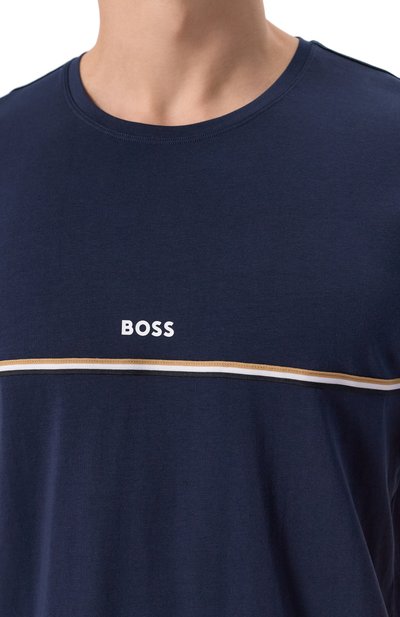 Хлопковая футболка BOSS, арт. 50515395, фото 5