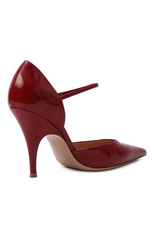 Лакированные туфли Sofia D'Orsay 95 Gianvito Rossi G41019.95RIC.NUIR0UG Бордовый  G41019.95RIC.NUIR0UG Фото 5