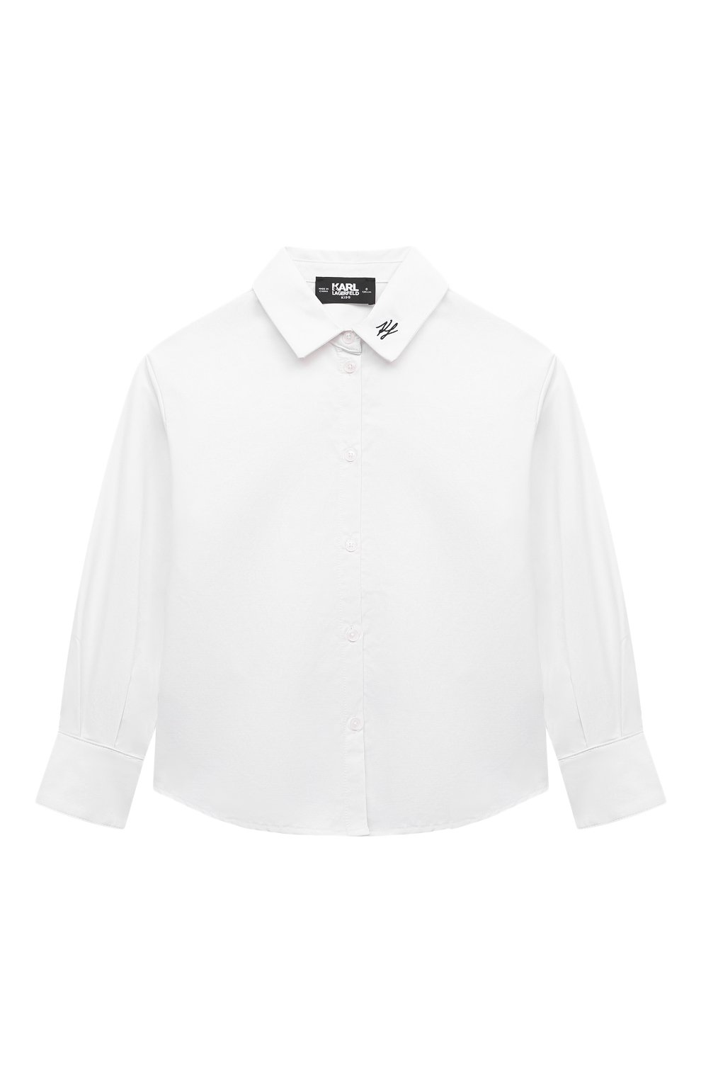 Хлопковая рубашка KARL LAGERFELD KIDS, арт. Z30217, фото 1