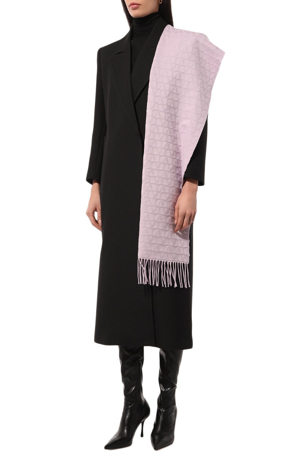 Шерстяной шарф VALENTINO, арт. 5W2ER028/ICM, фото 2