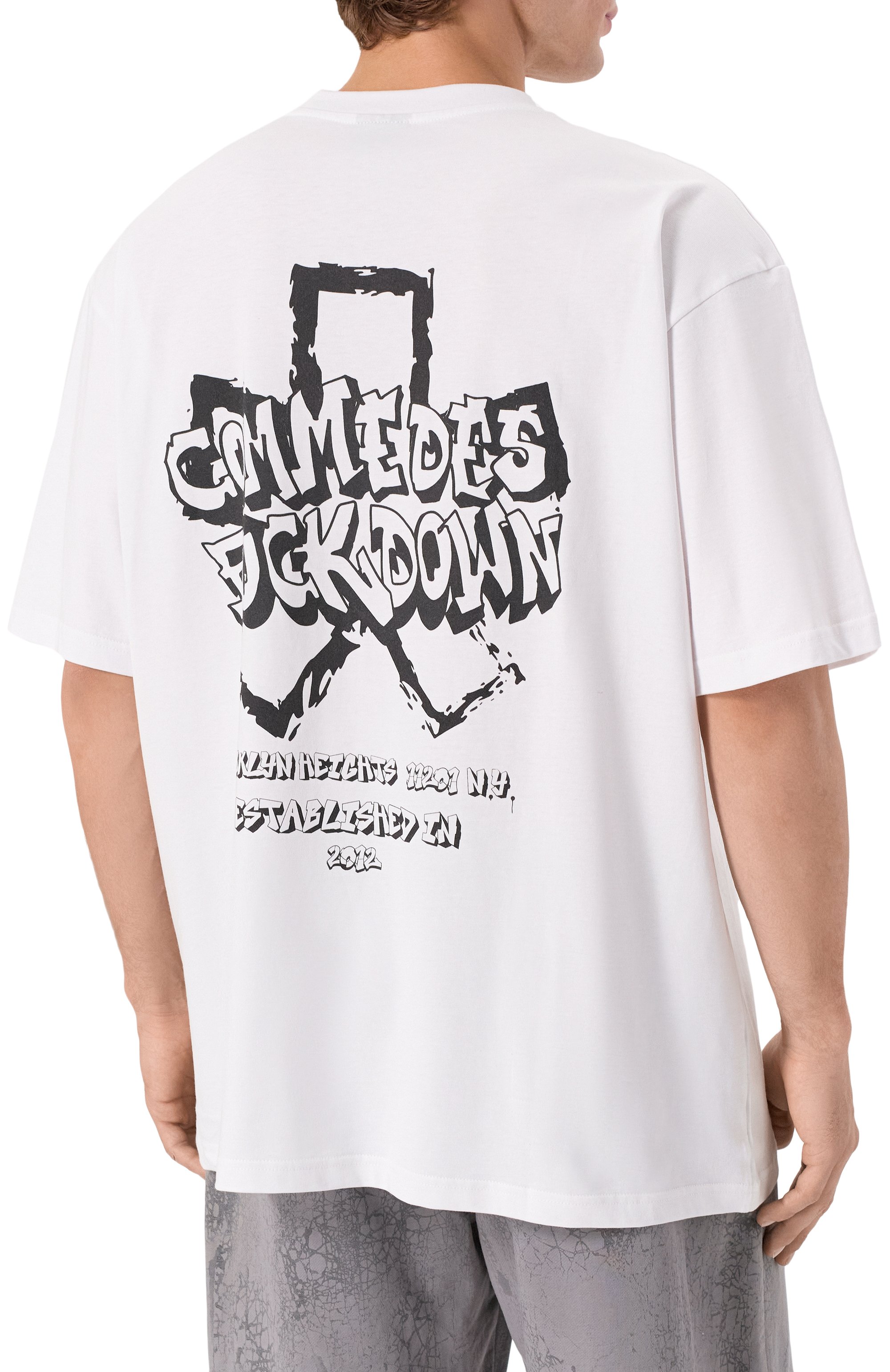 Хлопковая футболка COMME DES FUCKDOWN, арт. CFABM01784, фото 4