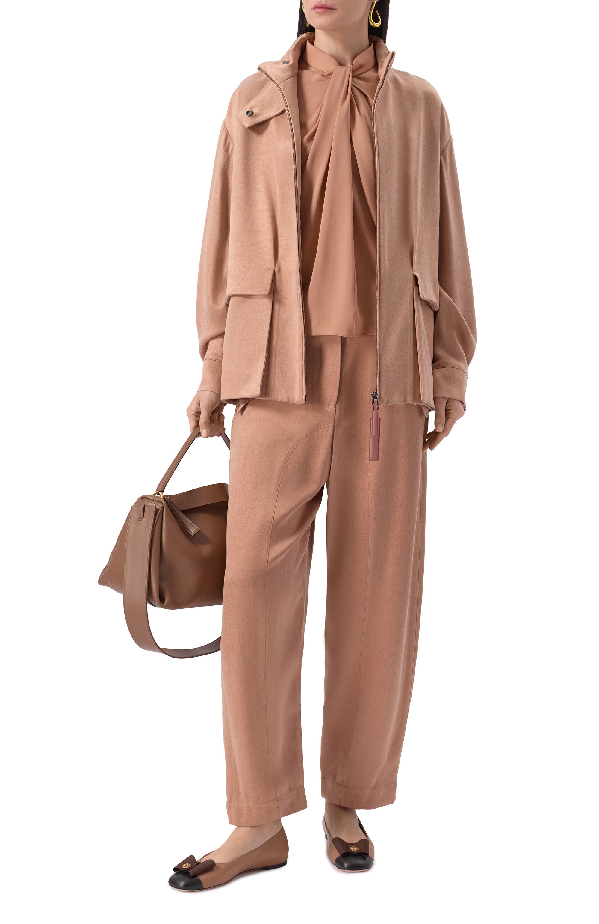 Кожаные балетки b-bow BALLY светло-коричневого цвета по цене 94150 руб., арт. WA051K/NA040, фото 2 Кожаные балетки b-bow BALLY, арт. WA051K/NA040, фото 2