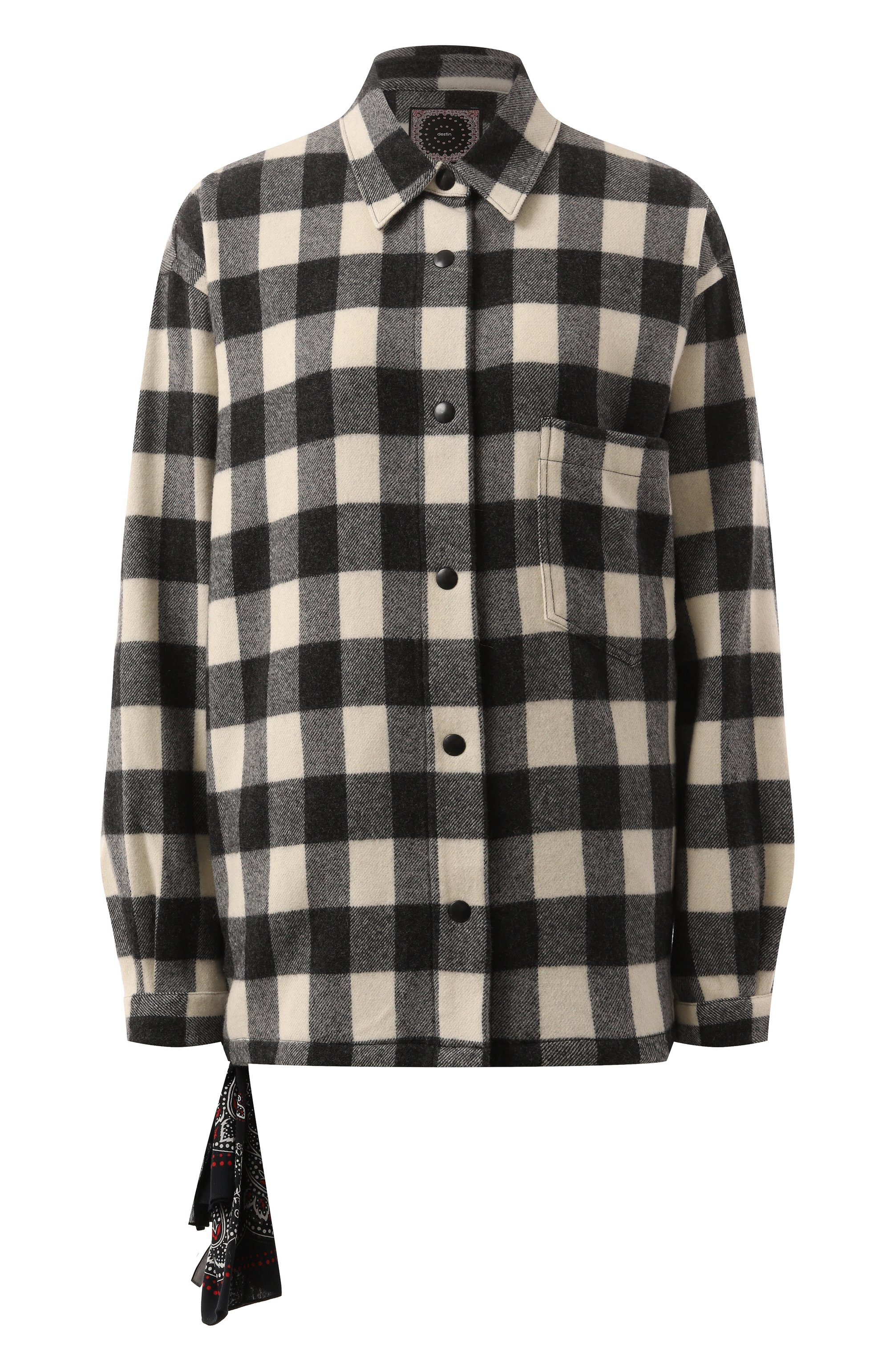 Рубашка из шерсти и кашемира DESTIN, арт. NIK0LE TRAGANT S0LID, фото 1
