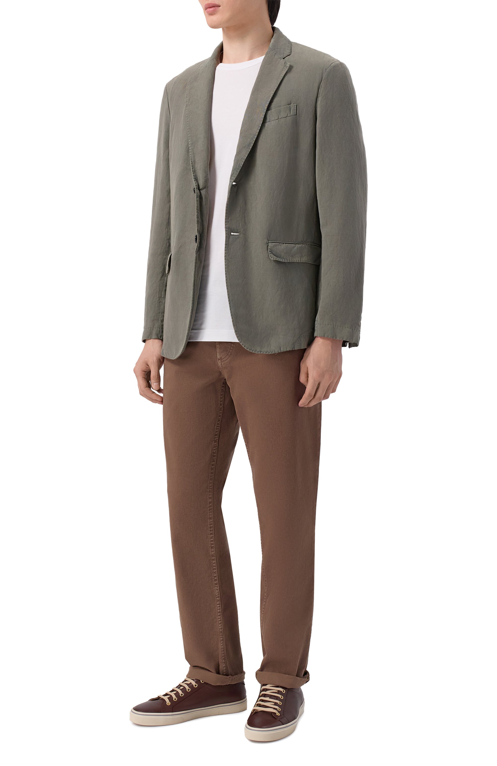 Пиджак из лиоцелла и льна 120% LINO, арт. 33ALIM89SN/G409/D00, фото 2