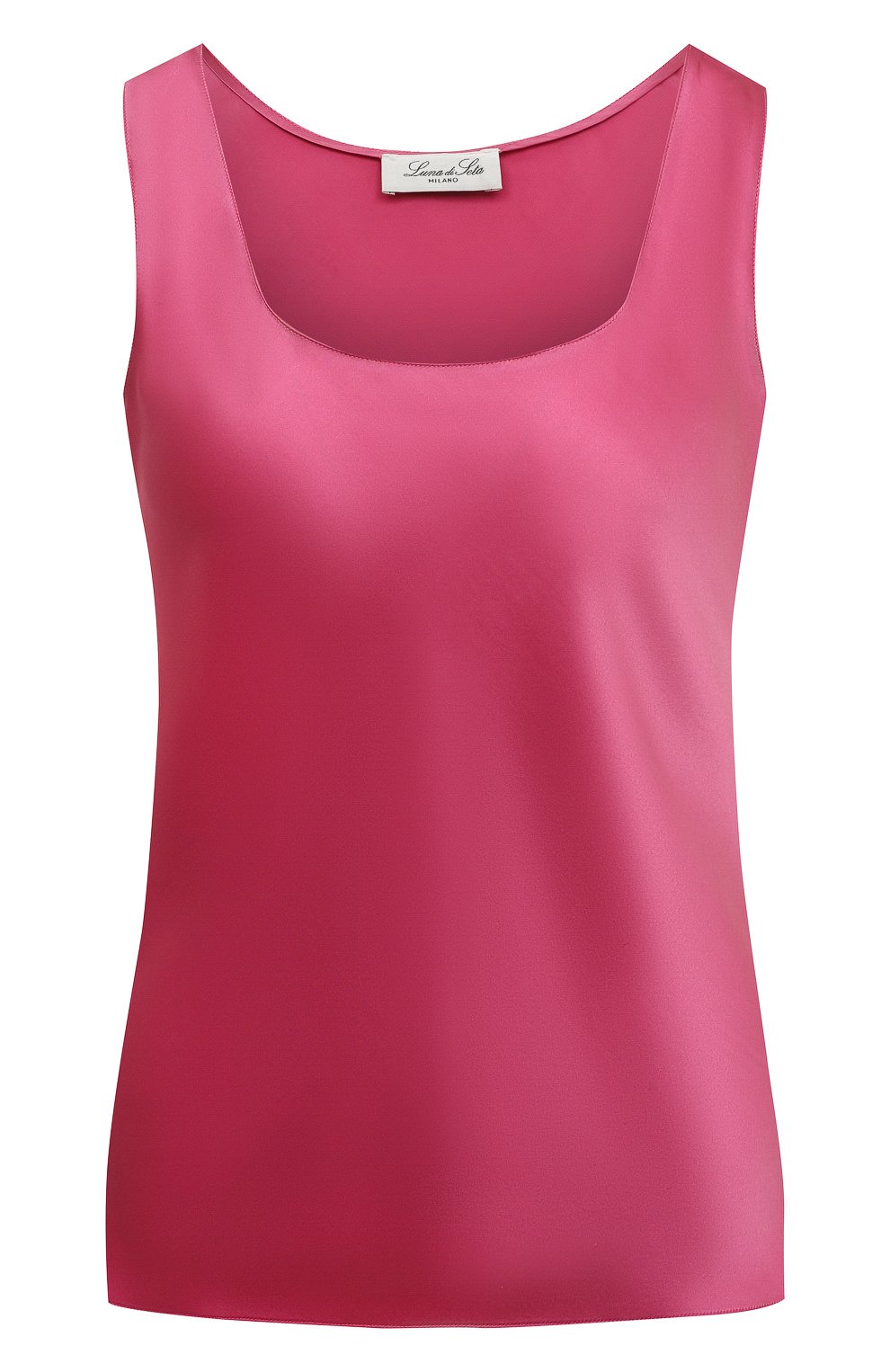 Шелковый топ LUNA DI SETA фуксия цвета по цене 27580 руб., арт. VLST08011, фото 1 Шелковый топ LUNA DI SETA, арт. VLST08011, фото 1
