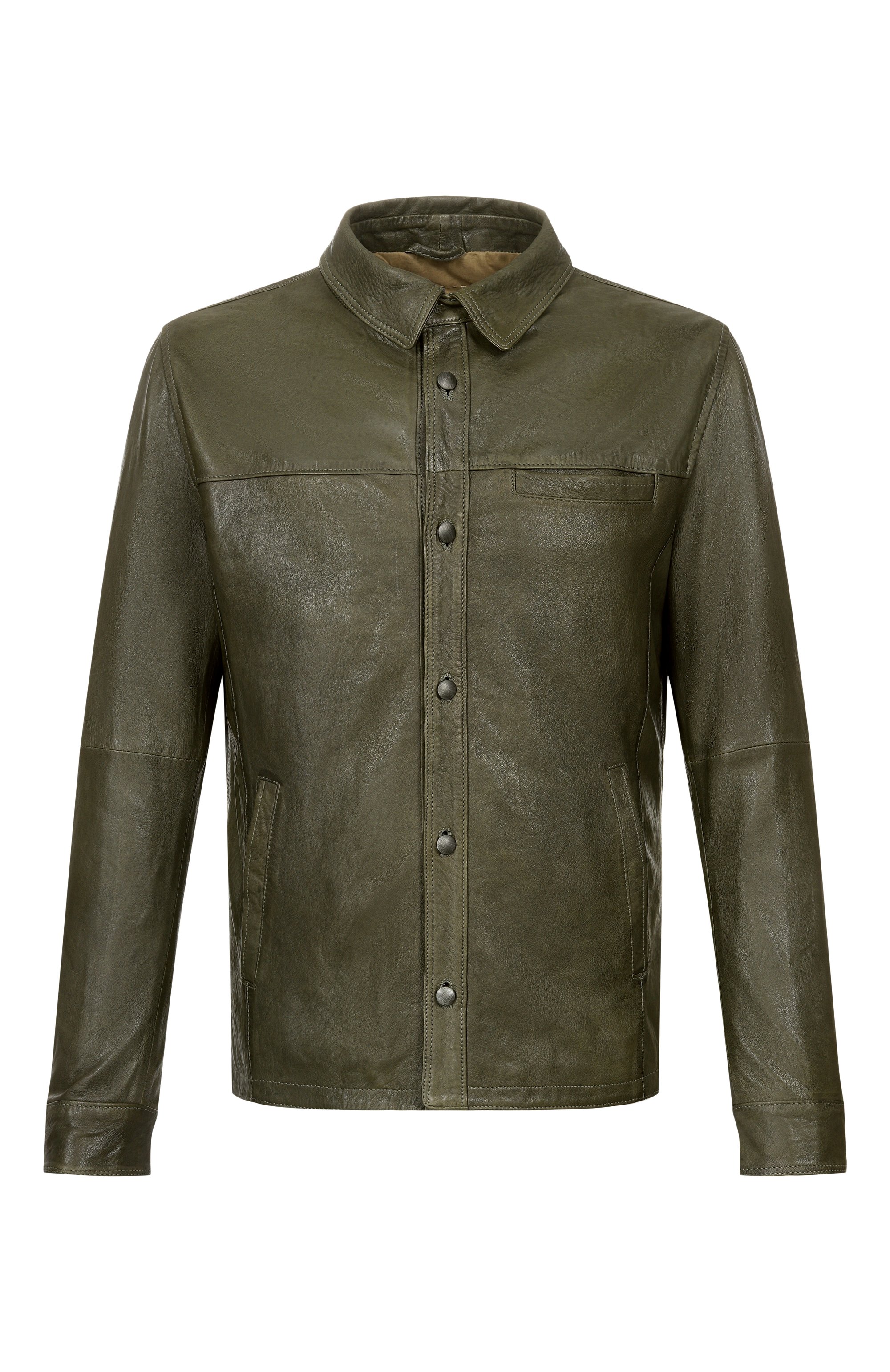 Кожаная куртка-рубашка GIMO'S, арт. 6S20.J.180.64V.TRF/CI, фото 1