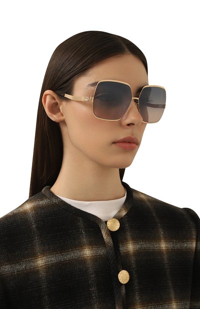 Солнцезащитные очки IC! BERLIN, арт. IB-ANGELINA T R0SÉ-G0LD N0UGAT 0CEAN FADE L0W RIDE, фото 2