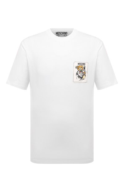 Мужская хлопковая футболка MOSCHINO, арт. V0713/5241