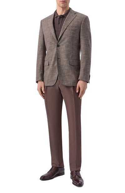 Мужские кожаные дерби BARRETT, арт. 261U049.2/CERV0 ASP0RT