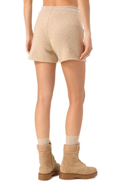 Кашемировые шорты MVST светло-бежевого цвета по цене 129000 руб., арт. MUW85, фото 3 Кашемировые шорты MVST, арт. MUW85, фото 3