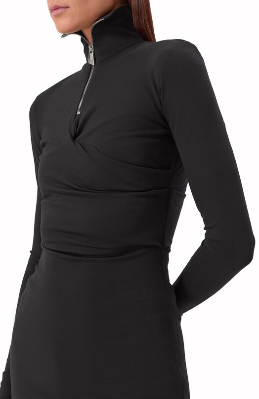 Платье из вискозы The Attico 260WCA00476/RYY002AA Чёрный  260WCA00476/RYY002AA Фото 5