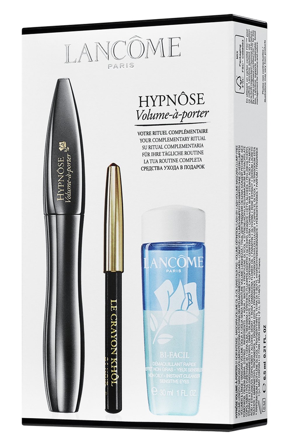 Набор hypnôse volume-a-porter set LANCOME бесцветного цвета по цене 2590 руб., арт. 3614272965461, фото 2 Набор hypnôse volume-a-porter set LANCOME, арт. 3614272965461, фото 2