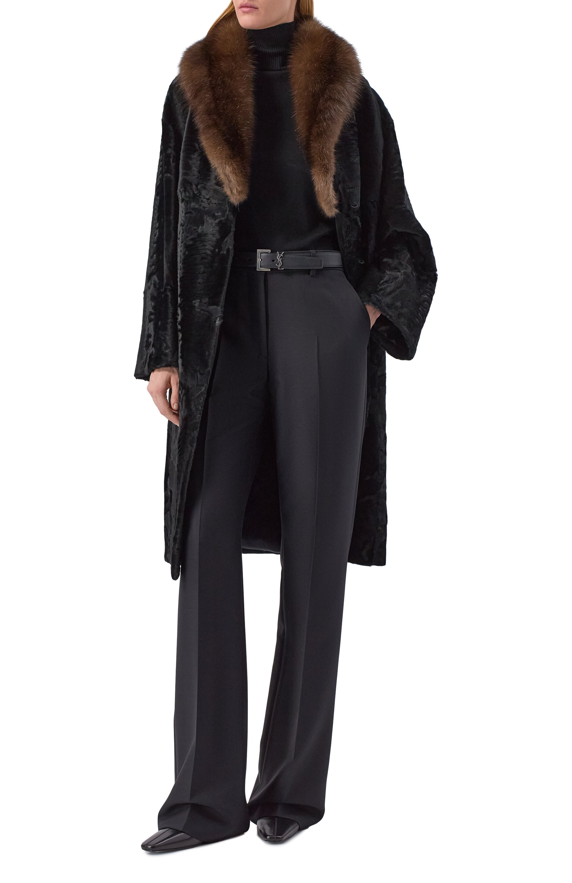 Шуба из каракульчи с воротником из соболя VICTORIA KUSENKOVA, арт. 707103502447, фото 2