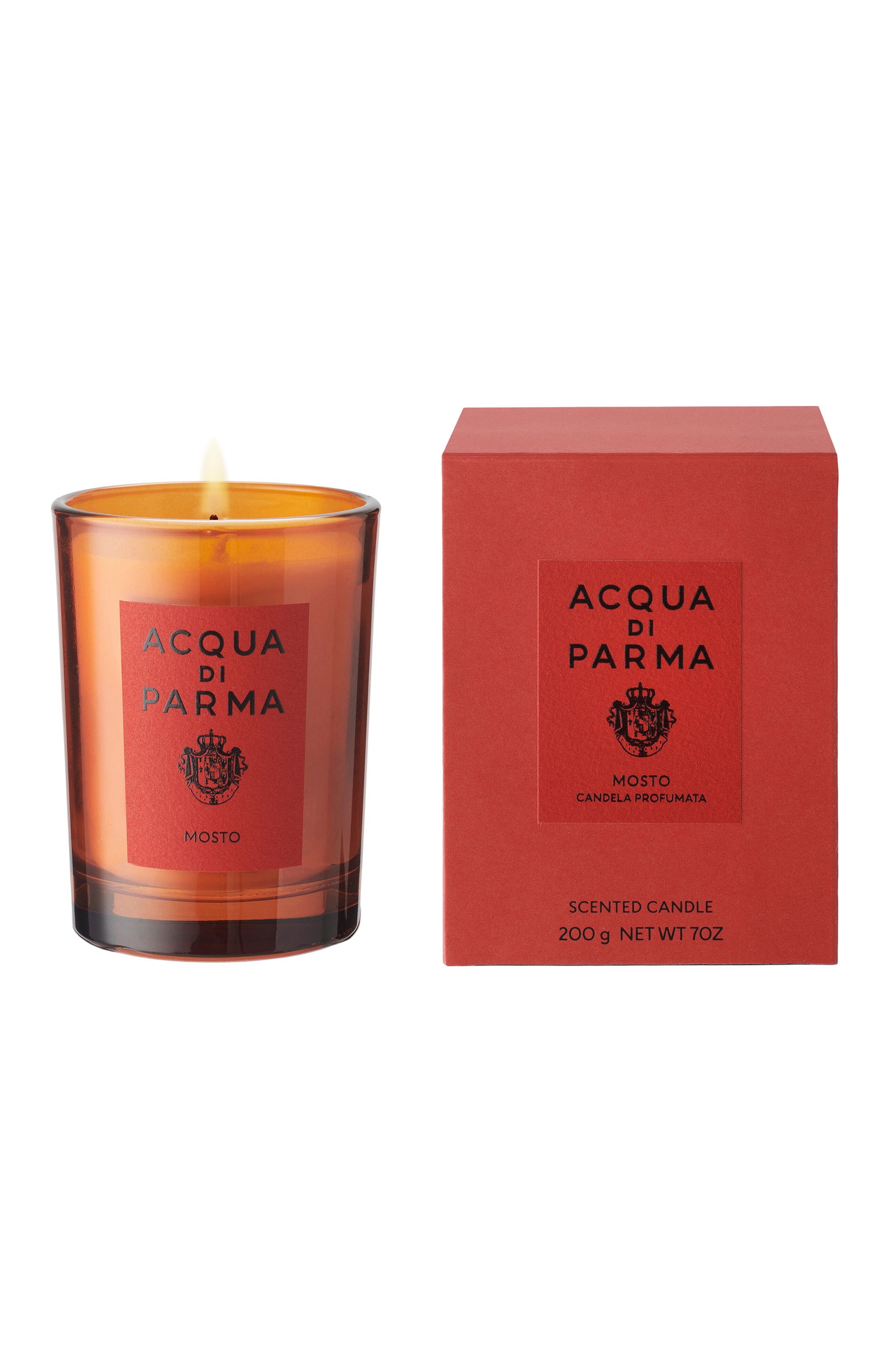 Парфюмированная свеча mosto (200g) ACQUA DI PARMA бесцветного цвета по цене 7500 руб., арт. ADP082737, фото 2 Парфюмированная свеча mosto (200g) ACQUA DI PARMA, арт. ADP082737, фото 2