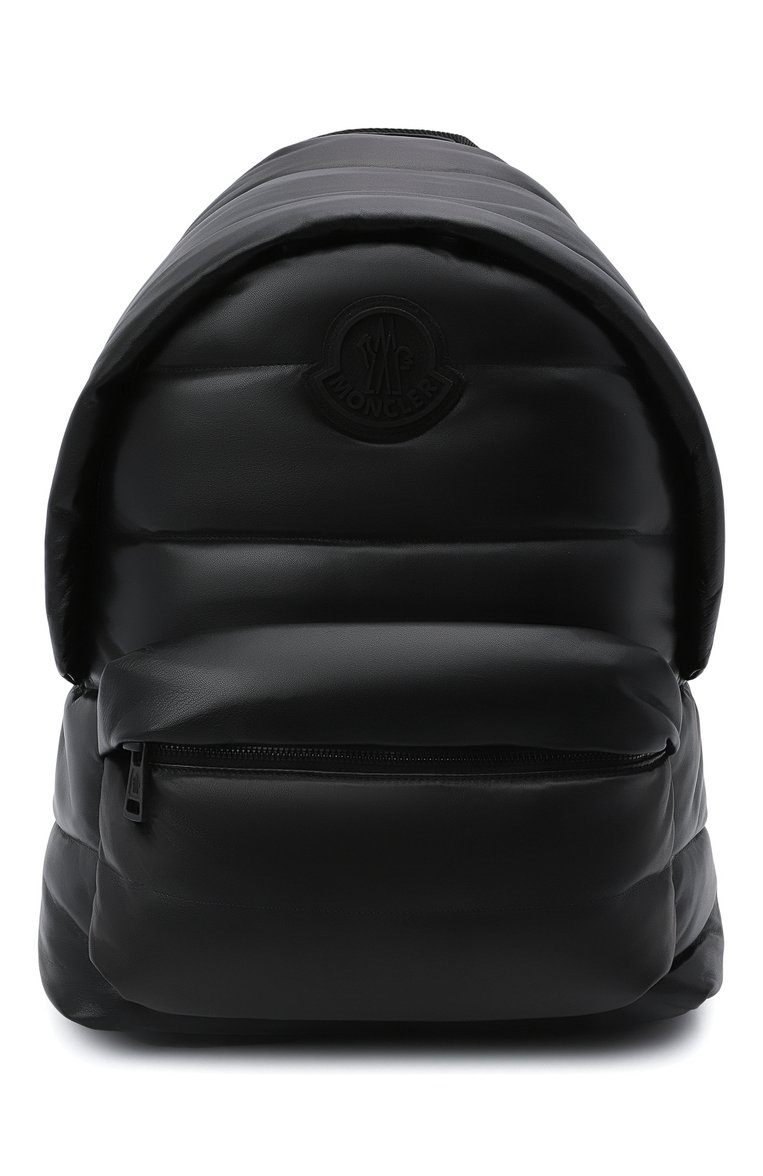 Мужской кожаный рюкзак legere MONCLER черного цвета, арт. G2-09A-5A504-00-01AL7 | Фото 1 (Материал: Натуральная кожа; Размер: large; Стили: Кэжуэл)