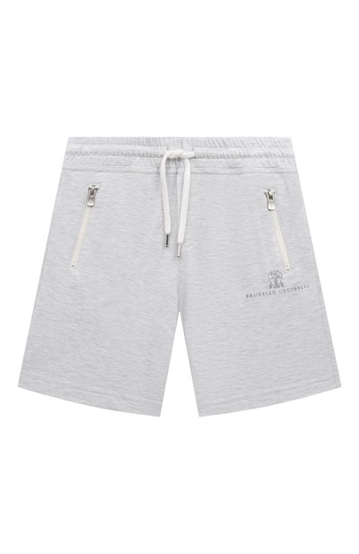 Хлопковые шорты BRUNELLO CUCINELLI, арт. BE854E387B, фото 1