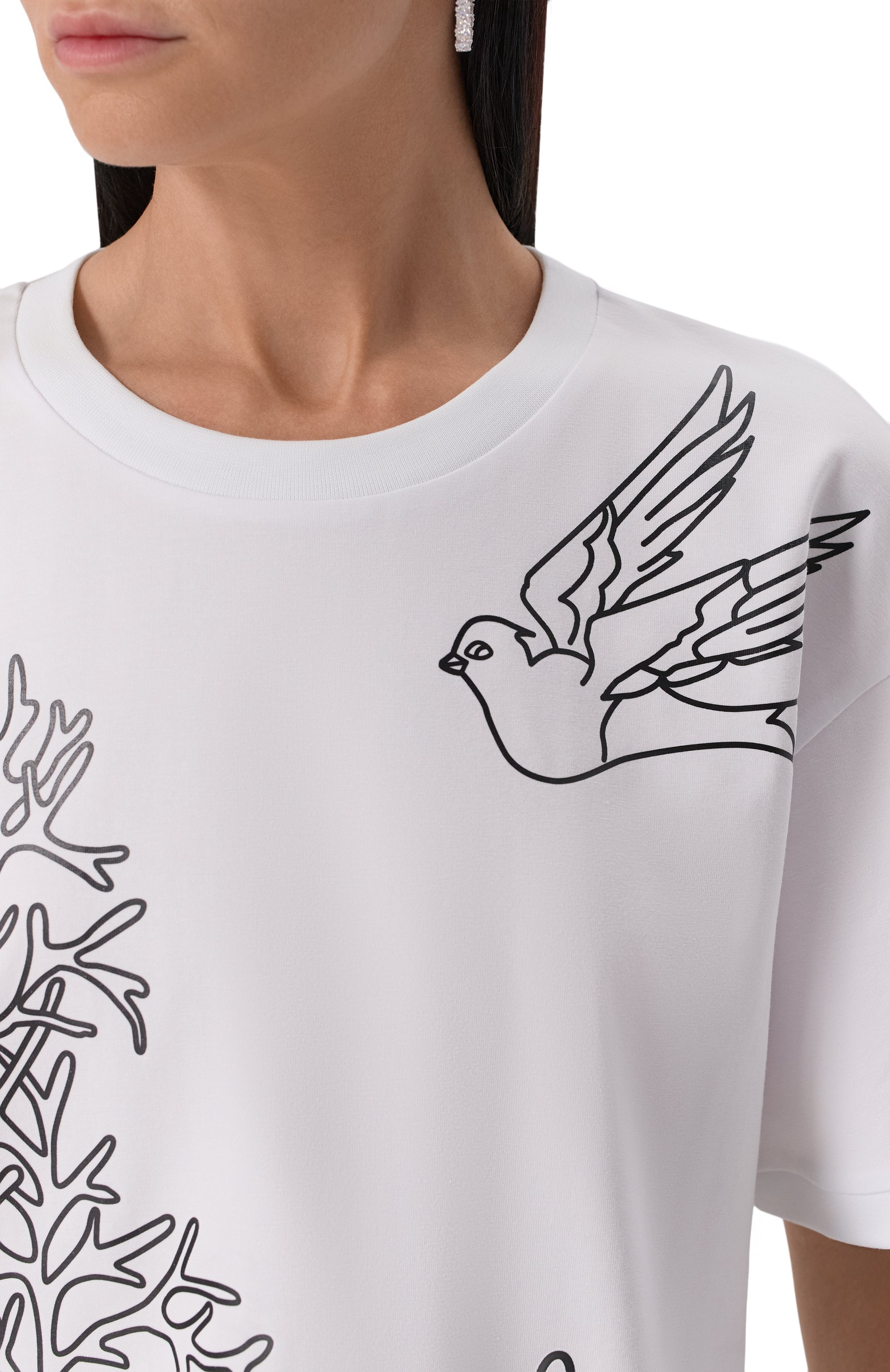 Хлопковая футболка YANINA, арт. T-1984P, фото 5