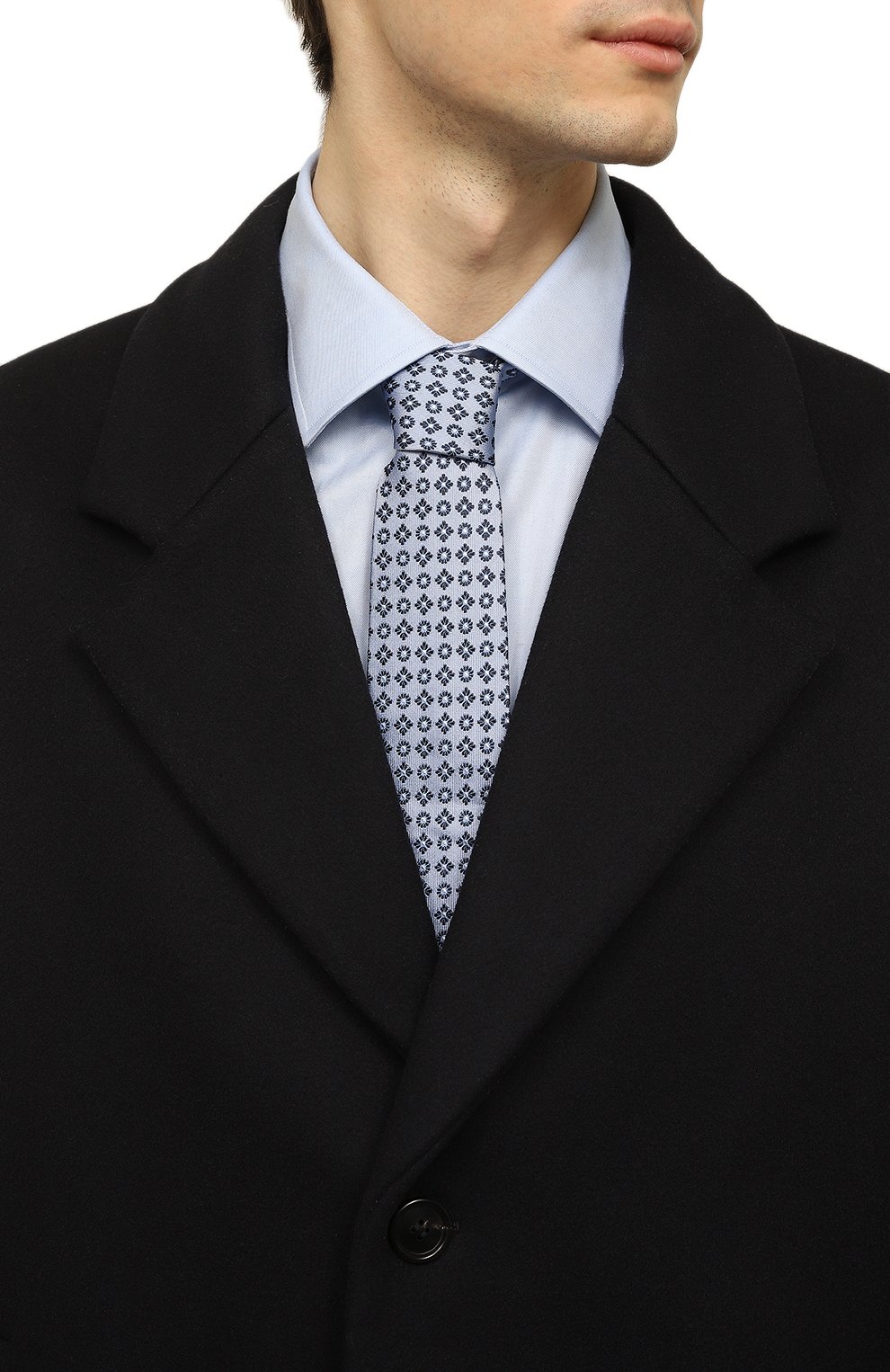 Шелковый галстук LUIGI BORRELLI, арт. CR454018, фото 2